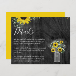 BUDGET Landelijke Zonnebloem Bruiloft Details Bijl