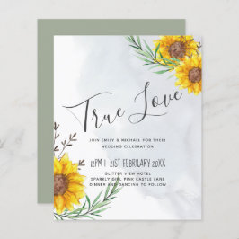 BUDGET Landelijke Zonnebloemen Olijfbladeren Bruil