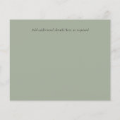 BUDGET Landelijke Zonnebloemen Olijfbladeren Bruil (Achterkant)