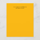 BUDGET Landelijke Zonnebloemen RSVP Bruiloft (Achterkant)