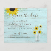 BUDGET Landelijke Zonnebloemen Trouwuw Datum Bespa (Voorkant)