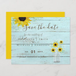 BUDGET Landelijke Zonnebloemen Trouwuw Datum Bespa