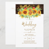 Budget Landelijke Zonnebloemen Zomer Bloemen Bruil (Voorkant / Achterkant)