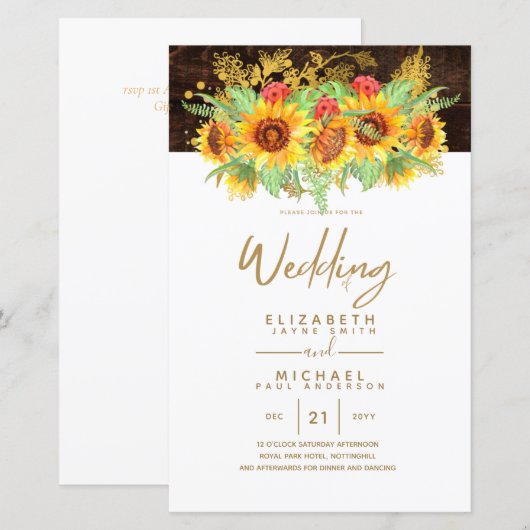 Budget Landelijke Zonnebloemen Zomer Bloemen Bruil (Voorkant / Achterkant)