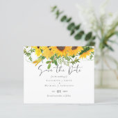 Budget Landelijke Zonnebloemen Zuidelijke Bruiloft (Staand voorkant)