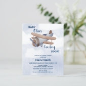 Budget Landing Binnenkort Blue Boy Vliegtuig Baby (Staand voorkant)