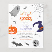 Budget Laten we Spooky Halloween Fun Verjaardag (Voorkant)