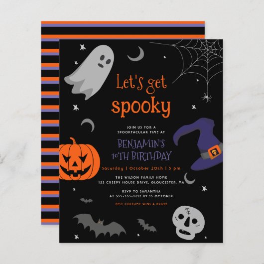 Budget Laten we spooky Halloween krijgen elke leef (Voorkant / Achterkant)