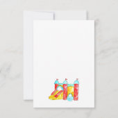 Budget Laten we springen Trampoline Park Verjaarda Notitiekaartje (Achterkant)