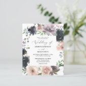 Budget Lavendel, Marineblauw & Roze Wedding (Staand voorkant)