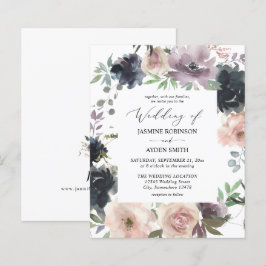 Budget Lavendel, Marineblauw & Roze Wedding