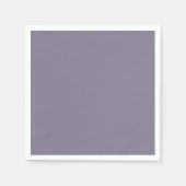 BUDGET Lavendel Stof Paars Monochroom Bruiloft Servet (Voorkant)