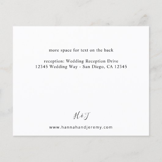 Budget Lavender Paars, marine, roze Floral Details Flyer (Achterkant)