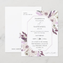 Budget Lavender Paarse Floral Wedding 2