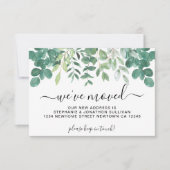 Budget Leaves We hebben de Kaart van de Aankondigi Notitiekaartje (Voorkant)