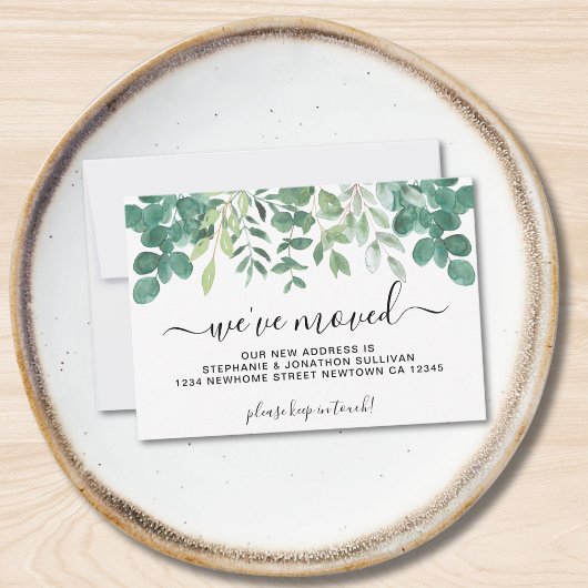 Budget Leaves We hebben de Kaart van de Aankondigi Notitiekaartje