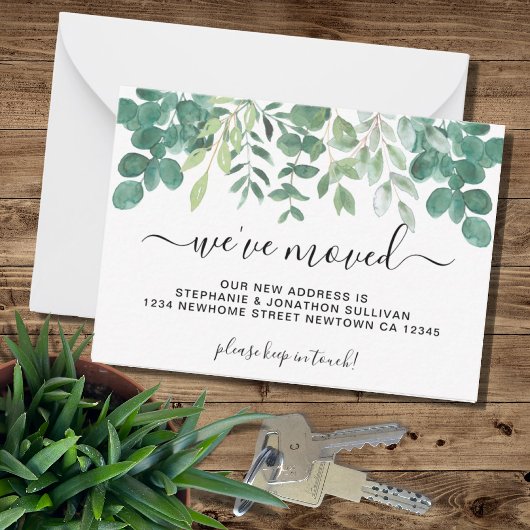 Budget Leaves We hebben de Kaart van de Aankondigi Notitiekaartje