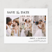 Budget legant Save the Date 4 Photo Flyer (Voorkant)