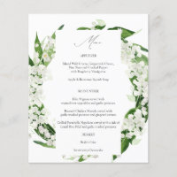 Budget Lelietje-van-dalen bloemenmenu