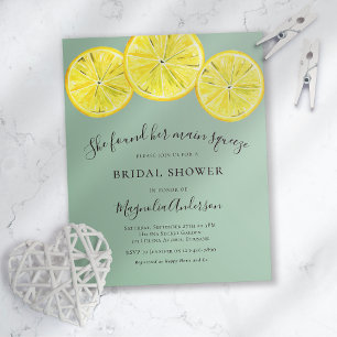 Budget Lemon Citrus Bridal Shower