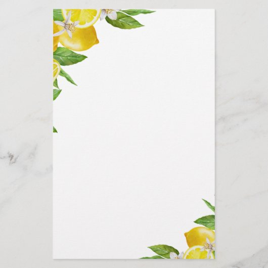 Budget Lemon Citrus Yellow Wedding (Achterkant)