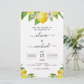 Budget Lemon Citrus Yellow Wedding (Staand voorkant)