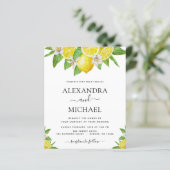 Budget Lemon Citrus Yellow Wedding (Staand voorkant)