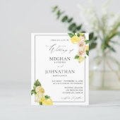 Budget Lemon Floral Wedding (Staand voorkant)