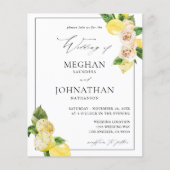 Budget Lemon Floral Wedding (Voorkant)