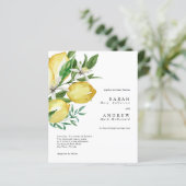 Budget Lemon Greenery Modern Wedding (Staand voorkant)