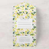 Budget Lemon Main Squeeze Vrijgezellenfeest All In One Uitnodiging (Buitenkant)