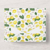 Budget Lemon Main Squeeze Vrijgezellenfeest All In One Uitnodiging (Achterkant)