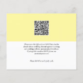 Budget Lemon QR Code Weddenschap (Achterkant)