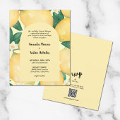 Budget Lemons Wedding All in One nodigt uit