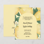 Budget Lemons Wedding All in One nodigt uit (Voorkant / Achterkant)
