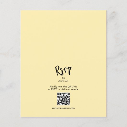 Budget Lemons Wedding All in One nodigt uit (Achterkant)