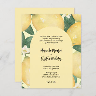 Budget Lemons Wedding All in One nodigt uit