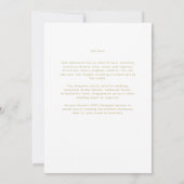 BUDGET Lettertypes Kleurenschema's Trouwfeest Kaart (Achterkant)