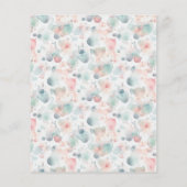 Budget Leuke Pastel Pony Spa Dag Kind Verjaardagsf (Achterkant)