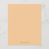 Budget Leuke Vogelluik Baby shower Uitnodiging (Achterkant)