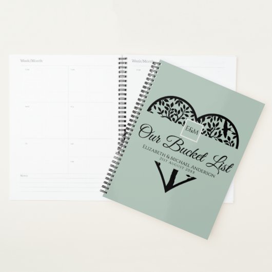 BUDGET Levensboom Koppels EMMERLIJST Aandenken Planner (Display)