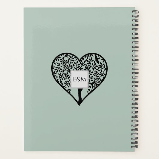 BUDGET Levensboom Koppels EMMERLIJST Aandenken Planner (Achterkant)