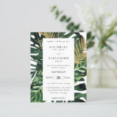 Budget LG Tropisch Palm Leaf Gold 1B Weddenschap (Staand voorkant)