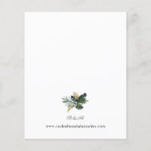 Budget LG Tropisch Palm Leaf Gold 1B Weddenschap Flyer (Achterkant)