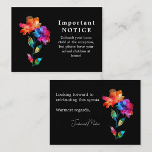 Budget🌈 LGBTQ Bloemen en Pride RSVP Bijlage Kaart
