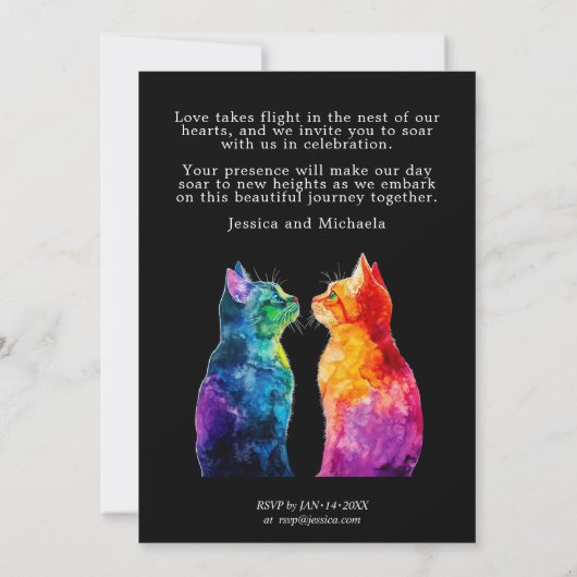 Budget🌈 LGBTQ Perfect van jou Kaart (Achterkant)