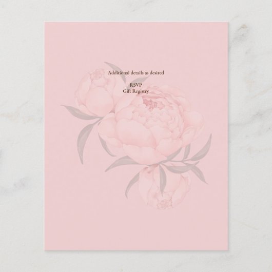 BUDGET LIBELLE Make A Wish Baby Shower Bloemen (Achterkant)