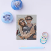 Budget licht getinte Shades Photo Wedding Flyer (Enkel)