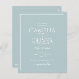 BUDGET Licht Saliegroen MONOCHROOM Huwelijk