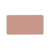 BUDGET Licht Terracotta Monochroom TROUWEN Etiket (Voorkant)